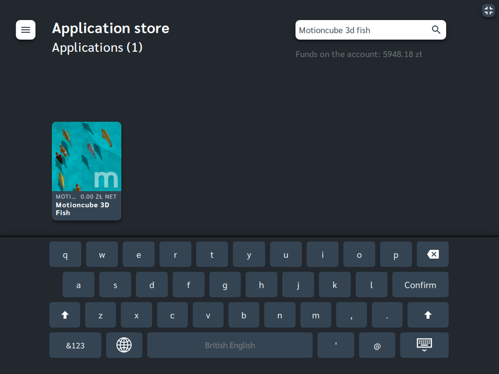 Installing 3D Fish app